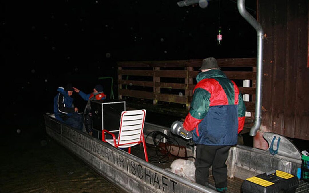 Hydroakustische Fischbestandserhebung Bildbericht