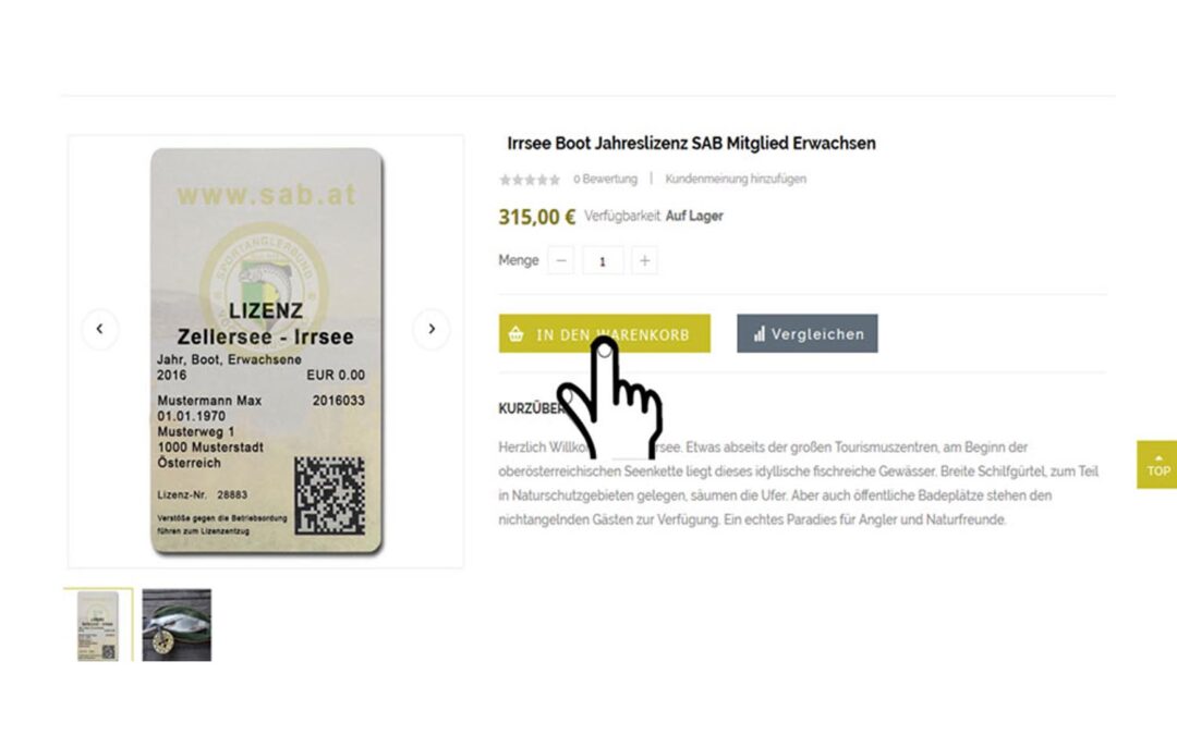 SAB Angellizenzen – Ab sofort auch Online